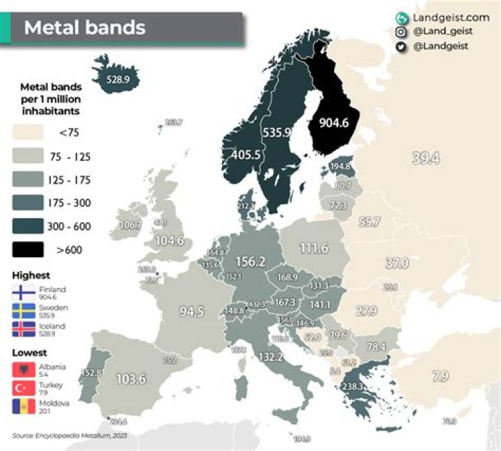 Is heavy metal popular in Sweden?